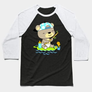 ABDL Baby Bear Fishing Baseball T-Shirt